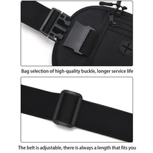 Load image into Gallery viewer, Passport Fit Invisible Waterproof Cell Phone Waist Pack Anti-theft Brush Travel Document Organizer Bag