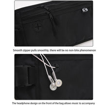 Load image into Gallery viewer, Passport Fit Invisible Waterproof Cell Phone Waist Pack Anti-theft Brush Travel Document Organizer Bag