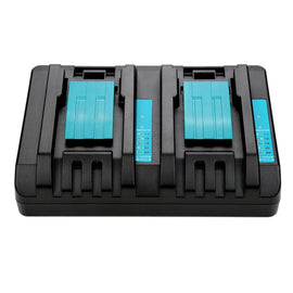 For Makita DC18RC 14.4-18V Lithium Battery Dual Charger, US Plug, UK Plug, EU Plug, AU Plug