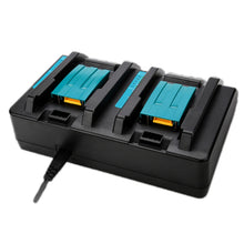 Load image into Gallery viewer, For Makita DC18RC 14.4-18V Lithium Battery Dual Charger, US Plug, UK Plug, EU Plug, AU Plug