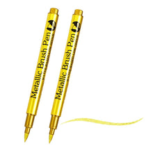 Load image into Gallery viewer, GuangNa GN550 2pcs High Light Metallic Paint Pens Photo Signing Marker
