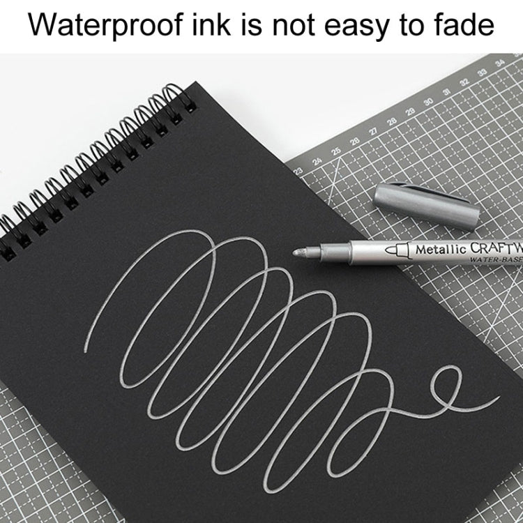 GuangNa GN550 2pcs High Light Metallic Paint Pens Photo Signing Marker