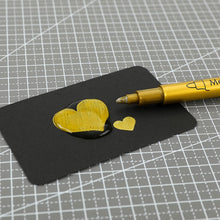 Load image into Gallery viewer, GuangNa GN550 2pcs High Light Metallic Paint Pens Photo Signing Marker