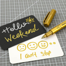 Load image into Gallery viewer, GuangNa GN550 2pcs High Light Metallic Paint Pens Photo Signing Marker