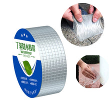 Load image into Gallery viewer, 1.2mm Thickness Butyl Waterproof Tape Self-Adhesive Aluminum Foil Tape, 5cm x 5m, 10cm x 5m, 15cm x 5m, 20cm x 5m, 5cm x 10m, 10cm x 10m