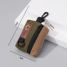 Load image into Gallery viewer, Corduroy Outdoor Cycling Hanging Bag Earphone Portable Storage Sports Bag Universal Bag Hanger