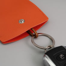 Load image into Gallery viewer, Pull-out Personalized Ladies Car Key Bag Portable Large Capacity Storage Key Cover, Black, Green Blue, Light Pink, Black With Seal, Yellow With Seal, Red With Seal
