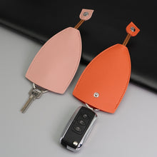 Load image into Gallery viewer, Pull-out Personalized Ladies Car Key Bag Portable Large Capacity Storage Key Cover, Black, Green Blue, Light Pink, Black With Seal, Yellow With Seal, Red With Seal