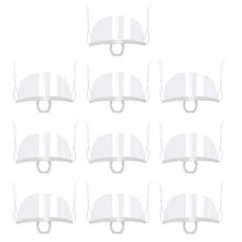 Load image into Gallery viewer, 10pcs /Bag Recyclable Transparent Restaurant Mask Chef Anti-fog And Anti-Spittle Plastic Masks