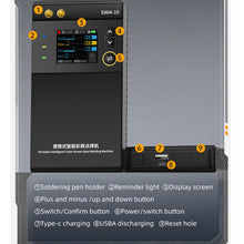 Load image into Gallery viewer, FNIRSI Small Handheld Portable Mobile Phone Lithium Battery Nickel Sheet Spot Welding Machine, SWM-10