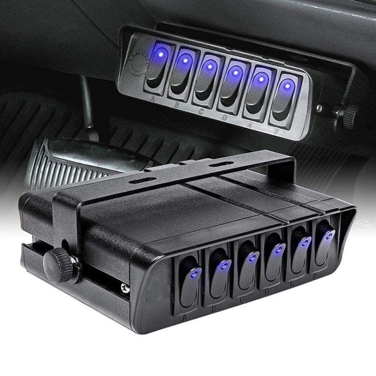 12V Ship Car 6-digit 3PIN Switch Panel Control System With Wiring
