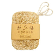 Load image into Gallery viewer, Natural Loofah Dishwashing Brush Dishwashing Tool Loofah Rag Brush, Soft Square, Soft Ellipse, Hard Square, Hard Ellipse