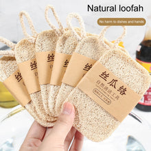 Load image into Gallery viewer, Natural Loofah Dishwashing Brush Dishwashing Tool Loofah Rag Brush, Soft Square, Soft Ellipse, Hard Square, Hard Ellipse