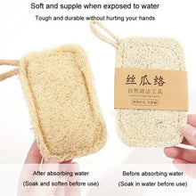 Load image into Gallery viewer, Natural Loofah Dishwashing Brush Dishwashing Tool Loofah Rag Brush, Soft Square, Soft Ellipse, Hard Square, Hard Ellipse