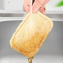 Load image into Gallery viewer, Natural Loofah Dishwashing Brush Dishwashing Tool Loofah Rag Brush, Soft Square, Soft Ellipse, Hard Square, Hard Ellipse