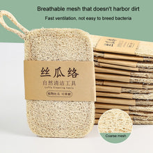 Load image into Gallery viewer, Natural Loofah Dishwashing Brush Dishwashing Tool Loofah Rag Brush, Soft Square, Soft Ellipse, Hard Square, Hard Ellipse
