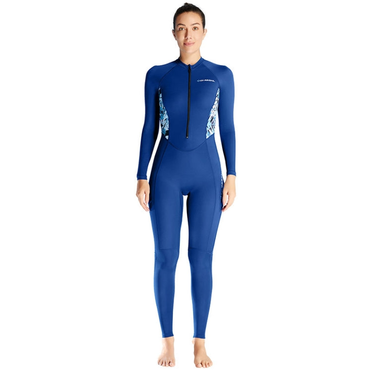 DIVE & SAIL Ladies Summer Thin Wetsuit Breathable Sunscreen Long Sleeve Quick Dry Swimsuit