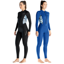 Load image into Gallery viewer, DIVE &amp; SAIL Ladies Summer Thin Wetsuit Breathable Sunscreen Long Sleeve Quick Dry Swimsuit