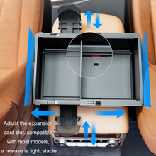 Load image into Gallery viewer, Car Seat Armrest Storage Box Adjustable Tissue Box