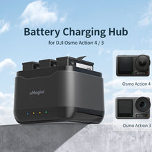 Load image into Gallery viewer, For DJI Osmo Action 4 / 3 AMagisn Battery Charger Seat, For DJI Osmo Action 4 / 3