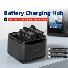 Load image into Gallery viewer, For DJI Osmo Action 4 / 3 AMagisn Battery Charger Seat, For DJI Osmo Action 4 / 3