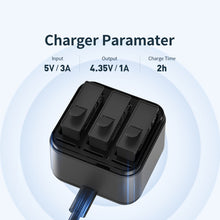 Load image into Gallery viewer, For DJI Osmo Action 4 / 3 AMagisn Battery Charger Seat, For DJI Osmo Action 4 / 3