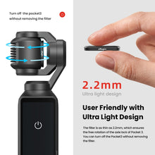 Load image into Gallery viewer, For DJI Osmo Pocket 3 aMagisn HD Double Sided Coated Filters Sports Camera Protective Goggles, CPL, ND16+ND64+ND256 + CPL, ND16+ND64+ND256+ND1000