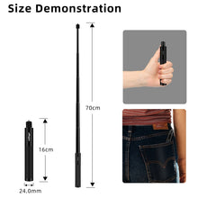 Load image into Gallery viewer, aMagisn 70cm Invisible Straight Pull Selfie Stick Sports Camera Accessories, Single Rod, Rod+1/4 Turn 3 Jaw+Screw, Rod+1/4 Turn 3 Jaw+Screw+Phone Clip