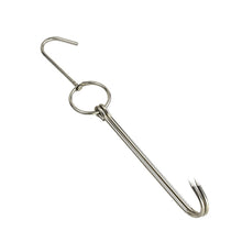 Load image into Gallery viewer, Stainless Steel Double Ring Duck Cooker Hanger Outdoor Barbecue Hanging Hook Stand, 3 Centi Small Ring 23cm, 3 Centi Small Wax Ring 24.5cm, 3 Centi Large Wax Ring 33cm, 3 Centi Medium Wax Ring 29cm, 4 Centi  Steel Thick Short 24cm                      ...