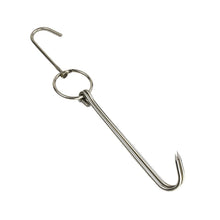 Load image into Gallery viewer, Stainless Steel Double Ring Duck Cooker Hanger Outdoor Barbecue Hanging Hook Stand, 3 Centi Small Ring 23cm, 3 Centi Small Wax Ring 24.5cm, 3 Centi Large Wax Ring 33cm, 3 Centi Medium Wax Ring 29cm, 4 Centi  Steel Thick Short 24cm                      ...