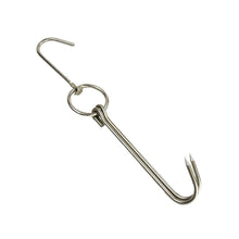 Load image into Gallery viewer, Stainless Steel Double Ring Duck Cooker Hanger Outdoor Barbecue Hanging Hook Stand, 3 Centi Small Ring 23cm, 3 Centi Small Wax Ring 24.5cm, 3 Centi Large Wax Ring 33cm, 3 Centi Medium Wax Ring 29cm, 4 Centi  Steel Thick Short 24cm                      ...
