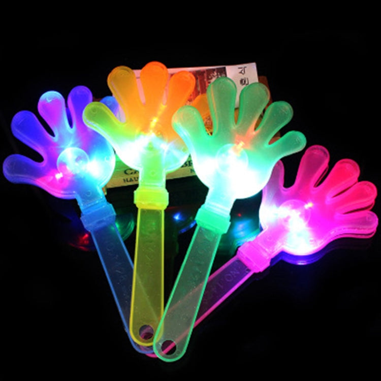 2pcs Luminous Clap Slap Palm Flash Cheering Event Props, Random Color Delivery