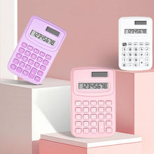 Load image into Gallery viewer, Small Solid Color Calculator Dormitory Student Office Exam Tool