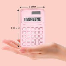 Load image into Gallery viewer, Small Solid Color Calculator Dormitory Student Office Exam Tool