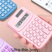 Load image into Gallery viewer, Small Solid Color Calculator Dormitory Student Office Exam Tool