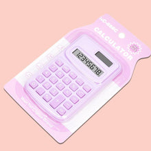 Load image into Gallery viewer, Small Solid Color Calculator Dormitory Student Office Exam Tool