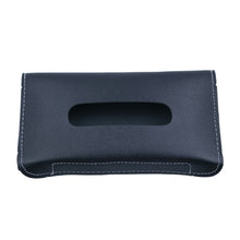 Load image into Gallery viewer, Car Armrest Box Sun Visor Hanging Leather Tissue Box, Black, Pink, Blue, Beige