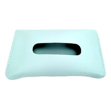 Load image into Gallery viewer, Car Armrest Box Sun Visor Hanging Leather Tissue Box, Black, Pink, Blue, Beige