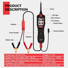 Load image into Gallery viewer, JDiag 6-30V Electrical Detector Fuel Injector Signal Detection Vehicle System Diagnosis, P150