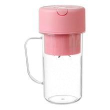 Load image into Gallery viewer, 420ml 6 Blades Straw Juice Cup USB Charging Portable Fruit Juicer Smoothie Maker