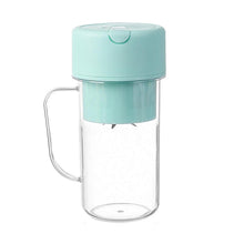 Load image into Gallery viewer, 420ml 6 Blades Straw Juice Cup USB Charging Portable Fruit Juicer Smoothie Maker