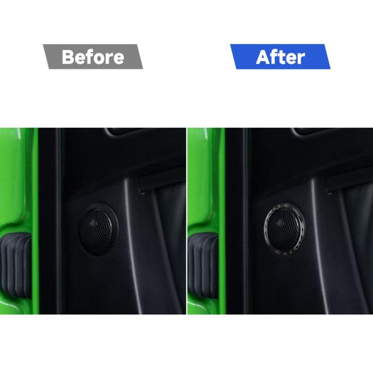 For Mercedes-Benz G-Class W463 2pcs /Set Rear Door Speaker Ring Sticker
