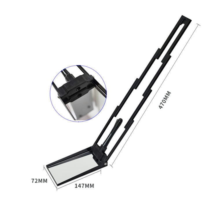 Mini Foldable Undercar Safety Inspection Mirror With LED, PM100V1