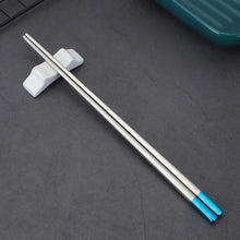 Load image into Gallery viewer, Food Grade 316 Stainless Steel Chopsticks Hotel Household Non-Slip Anti-Scald Chopsticks