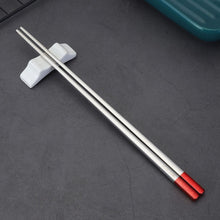 Load image into Gallery viewer, Food Grade 316 Stainless Steel Chopsticks Hotel Household Non-Slip Anti-Scald Chopsticks
