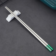 Load image into Gallery viewer, Food Grade 316 Stainless Steel Chopsticks Hotel Household Non-Slip Anti-Scald Chopsticks
