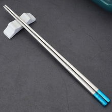 Load image into Gallery viewer, Food Grade 316 Stainless Steel Chopsticks Hotel Household Non-Slip Anti-Scald Chopsticks