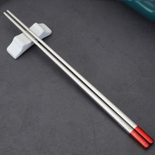 Load image into Gallery viewer, Food Grade 316 Stainless Steel Chopsticks Hotel Household Non-Slip Anti-Scald Chopsticks