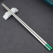 Load image into Gallery viewer, Food Grade 316 Stainless Steel Chopsticks Hotel Household Non-Slip Anti-Scald Chopsticks