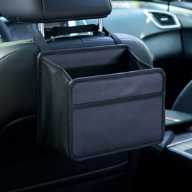 Car Hanging Garbage Bag Multifunctional Folding Storage Box, H611 Woven Pattern, H613 Litchi Pattern, H615 Oxford Cloth